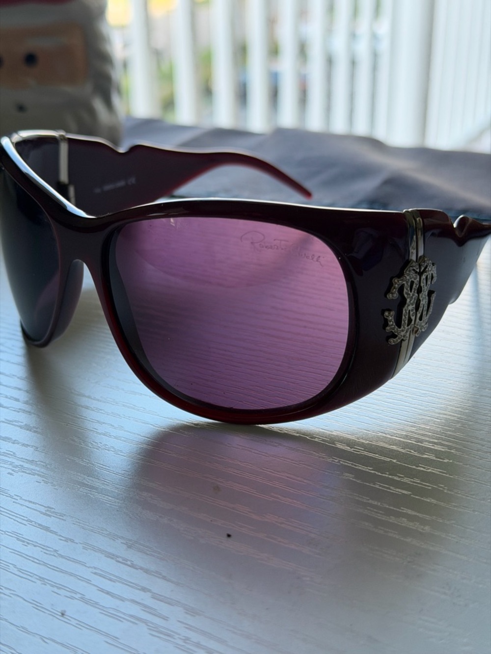 Roberto Cavalli Oversized Sunglasses Great Condition - Picture 4 of 8
